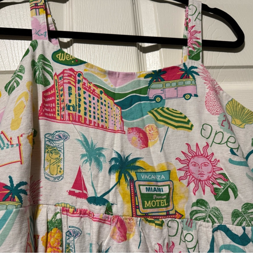 Jane and Delancey Colorful Tropical Print Maxi Dress - Picture 6 of 12